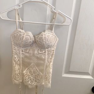 Victoria’s Secret cream ivory corset